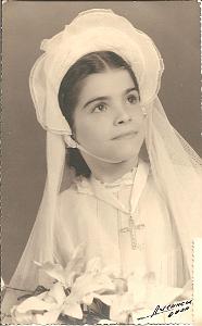 COMMUNIONS ORAN PAROISSE ST ESPRIT 1952 Mulero Danielle